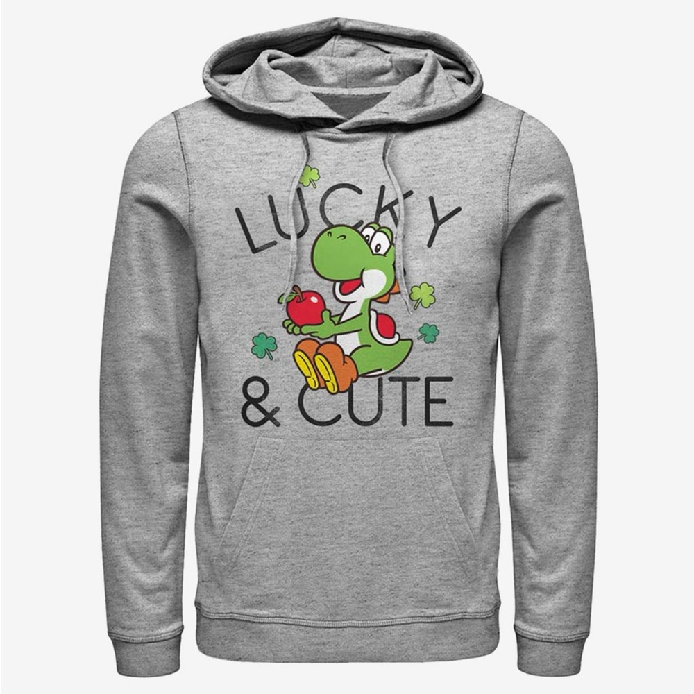 🍎🍀 NINTENDO Yoshi “Lucky & Cute” Hoodie